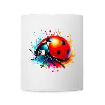 Coccinelle - Mug blanc - blanc - Devant