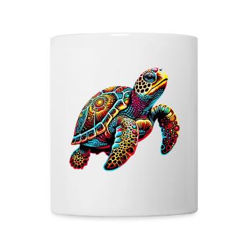 Tortue - Mug blanc - blanc - Devant