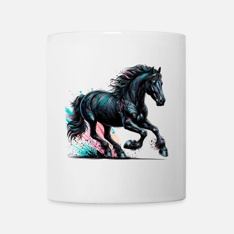 Pferd - Tasse - Weiß