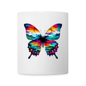 Schmetterling - Tasse - Weiß - Vorne