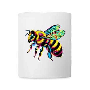 Biene - Tasse - Weiß - Vorne