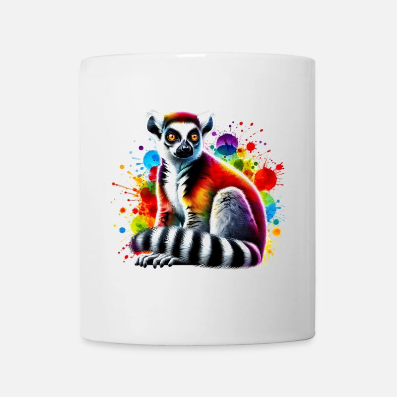 Lémurien - Mug blanc - blanc