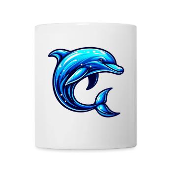 Dauphin - Mug blanc - blanc - Devant