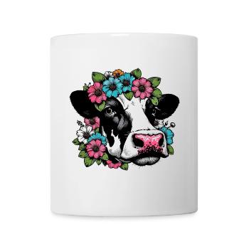 Vache - Mug blanc - blanc - Devant