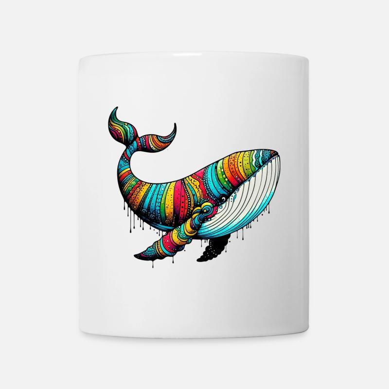 Wal - Tasse - Weiß