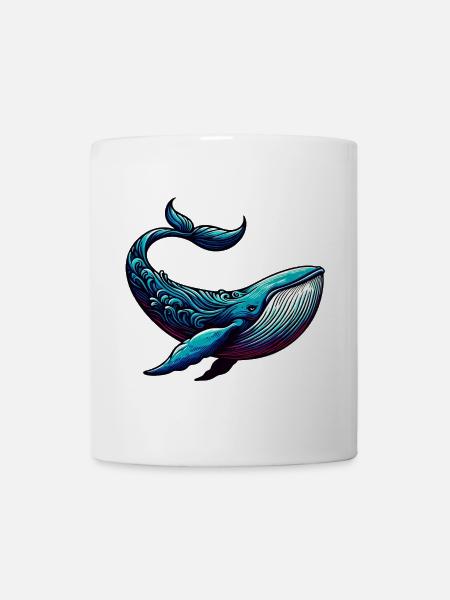 Baleine - Mug blanc - blanc
