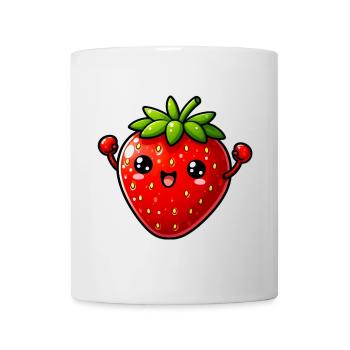 Erdbeeren Erdbeeren - Tasse - Weiß - Vorne