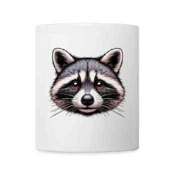 Waschbär - Tasse - Weiß - Vorne