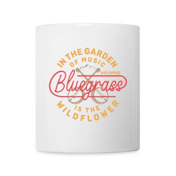 Bluegrass - Banjo Happiness - Tasse - Weiß - Vorne