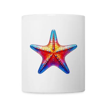 Seestern - Tasse - Weiß - Vorne