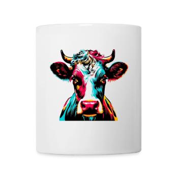 Vache - Mug blanc - blanc - Devant