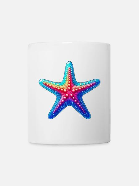 Seestern - Tasse - Weiß