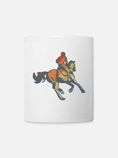 Reitsport - Tasse - Weiß