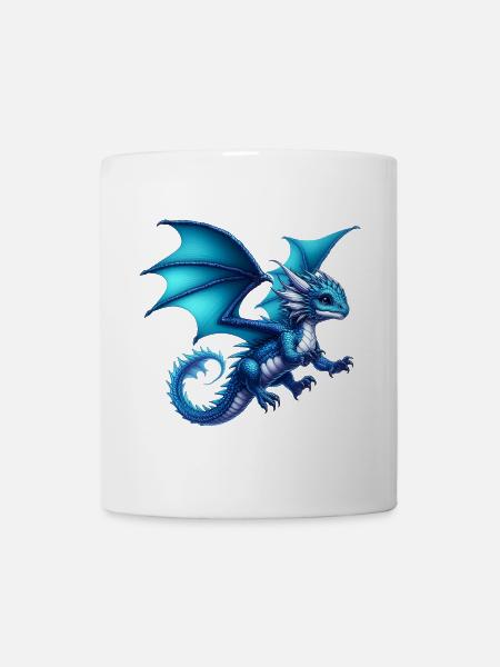 Drache - Tasse - Weiß