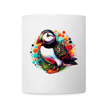 Papageitaucher - Tasse - Weiß - Vorne