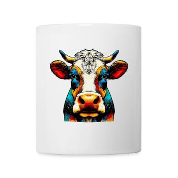 Vache - Mug blanc - blanc - Devant