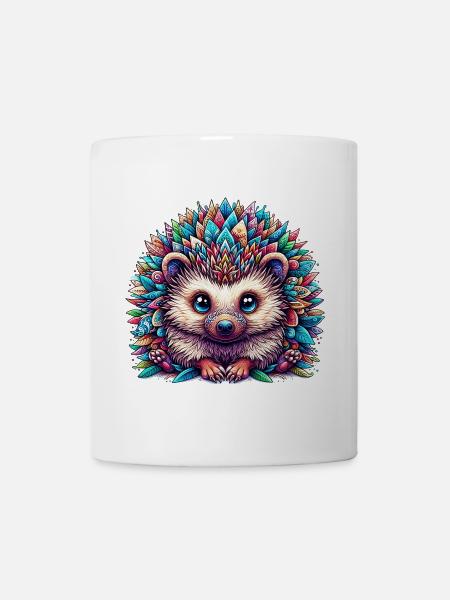 Igel - Tasse - Weiß