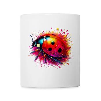 Marienkäfer - Tasse - Weiß - Vorne