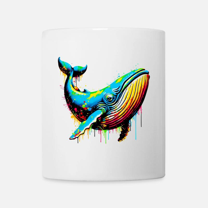 Baleine - Mug blanc - blanc