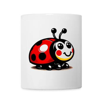 Marienkäfer - Tasse - Weiß - Vorne