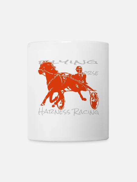 Traber trabrennen - Tasse - Weiß