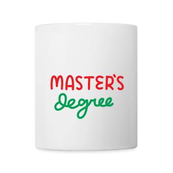 Maîtrise - Mug blanc - blanc - Devant