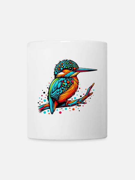 Kingfisher - Mug - white