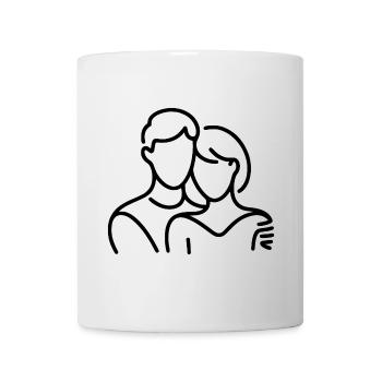 Abstrakter Naturkreislauf Druckdesign - Tasse - Weiß - Vorne