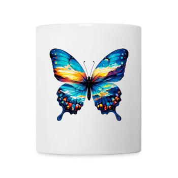 Schmetterling - Tasse - Weiß - Vorne