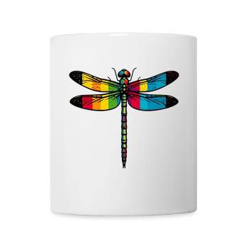 Libelle - Tasse - Weiß - Vorne