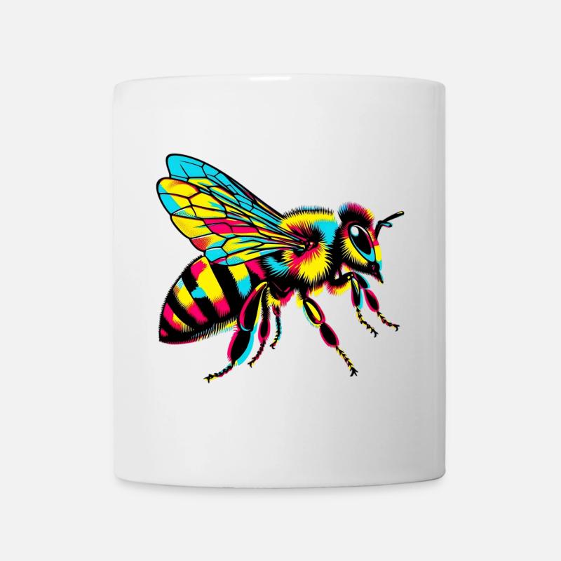 Biene - Tasse - Weiß