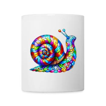 Escargot - Mug blanc - blanc - Devant