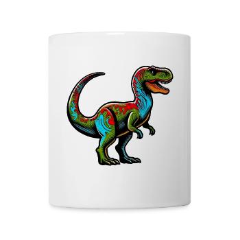 Dinosaurier - Tasse - Weiß - Vorne
