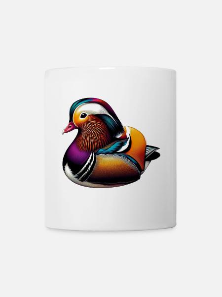 Mandarinente - Tasse - Weiß