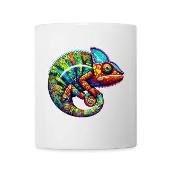 Caméléon - Mug blanc - blanc - Devant
