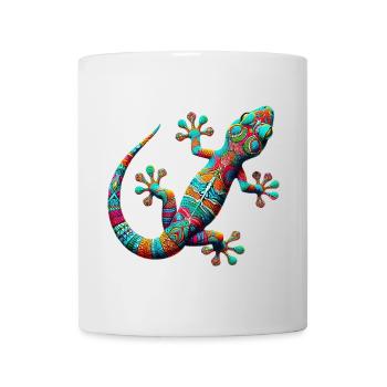 Gecko - Mug blanc - blanc - Devant