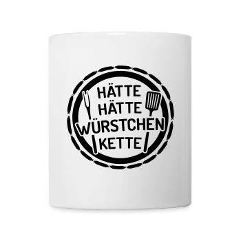 Hätte Hätte Würstchenkette - Tasse - Weiß - Vorne