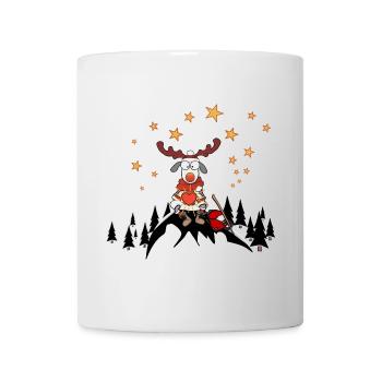 Noël avec le cœur - Mug blanc - blanc - Devant