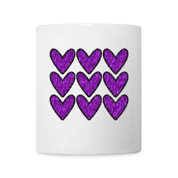 HERZ. PAAR. GERADE VERHEIRATET. Junggesellinnenabschied. VALENTINSTAG. - Tasse - Weiß - Vorne