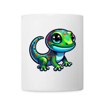 Gecko - Tasse - Weiß - Vorne