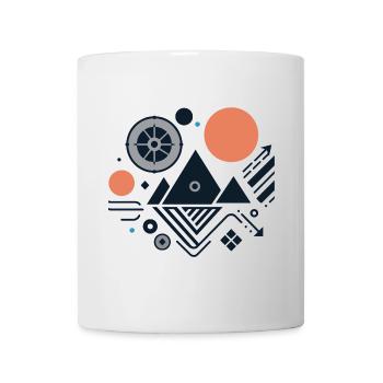 Gebirge - Tasse - Weiß - Vorne