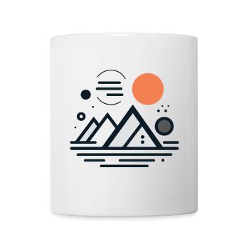 Gebirge - Tasse - Weiß - Vorne