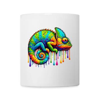 Caméléon - Mug blanc - blanc - Devant