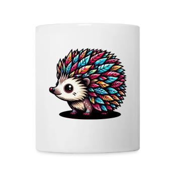 Hérisson - Mug blanc - blanc - Devant