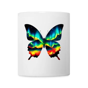 Papillon - Mug blanc - blanc - Devant