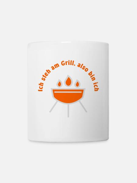 Grillen - Tasse - Weiß
