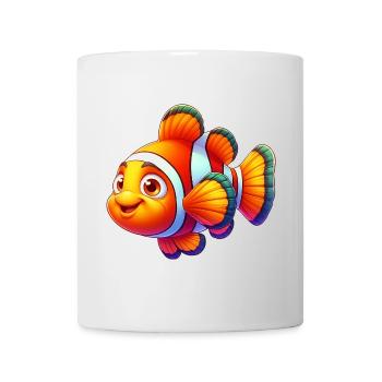 Poisson-clown - Mug blanc - blanc - Devant