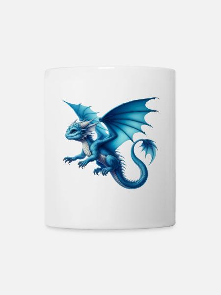 Drache - Tasse - Weiß