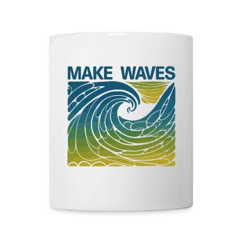 Make Waves - Mug - white - Front