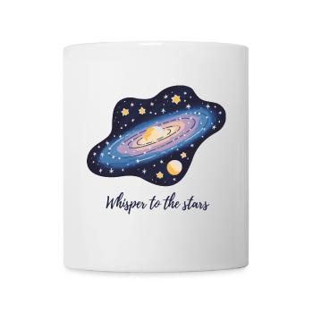 Flüstern Sie der Sternengalaxie zu - Tasse - Weiß - Vorne